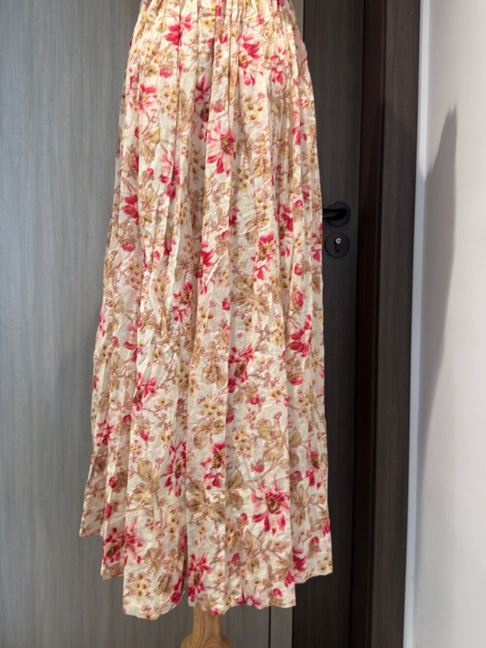 Doen Stanza lace-trimmed floral-print organic cotton-voile midi dress - Picture 6 of 10